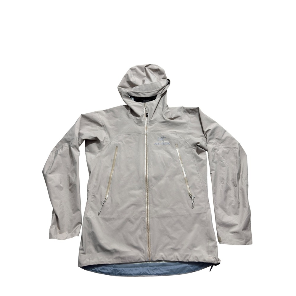 Arcteryx Zeta LT Jacket Mens Small Tan Beige Gore-Tex Shell 16287 Hiking Shell